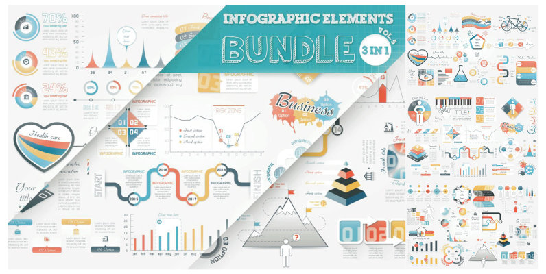 Infographic Elements Bundle  3 in 1  vol 5