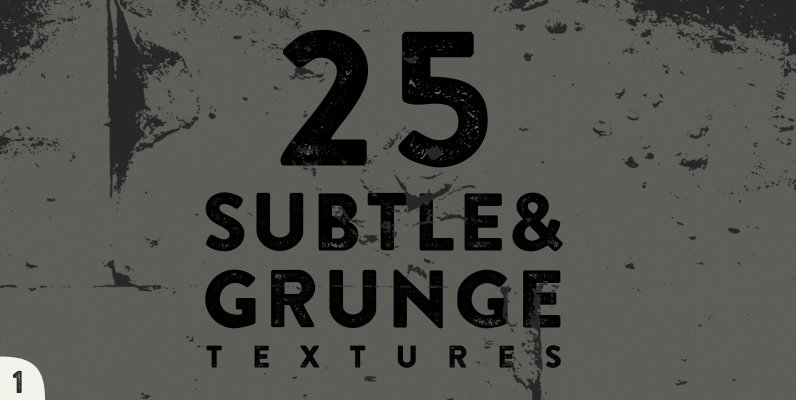 25 Grunge and Subtle Vector Textures