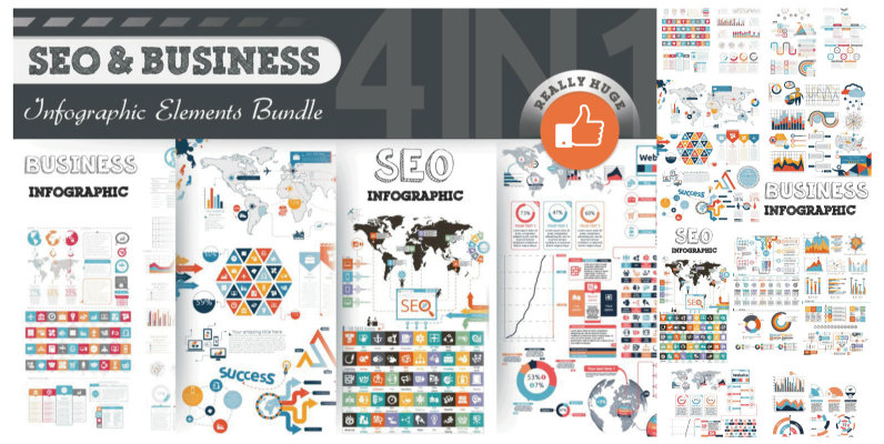 SEO   Business Infographic Bundle