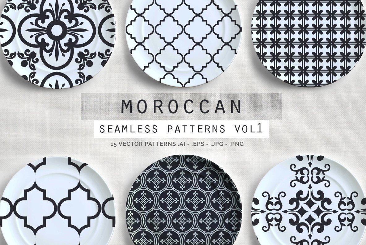 Moroccan Seamless patterns vol1 1