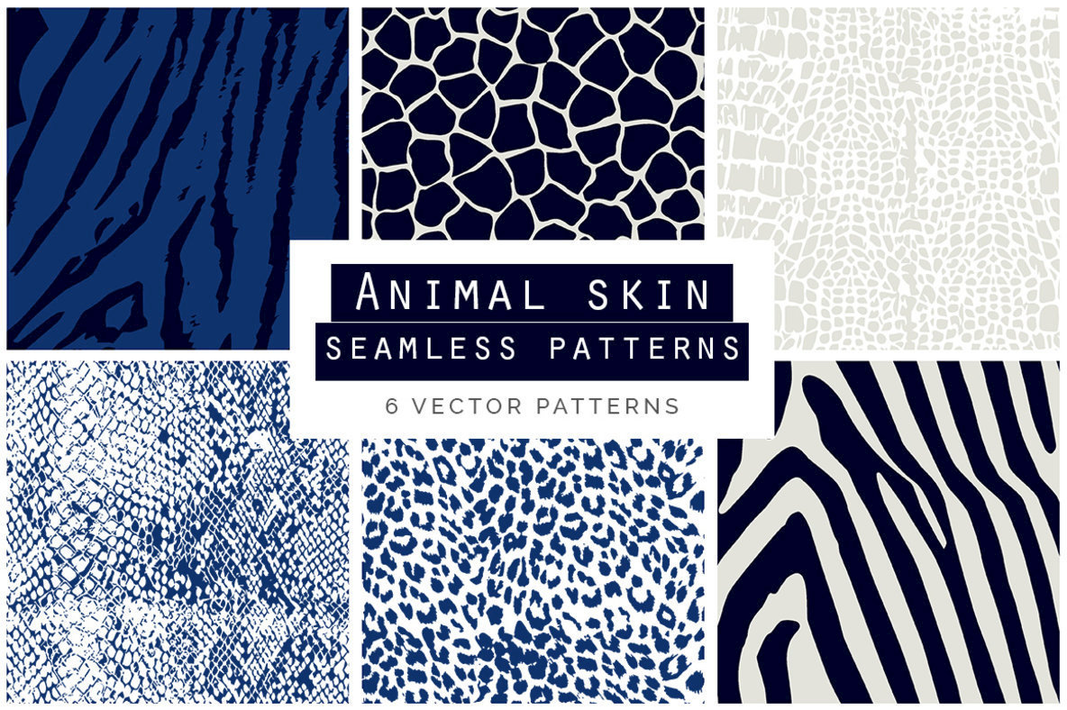 Animal Skin Seamless Patterns Animal Skin Seamless Patterns