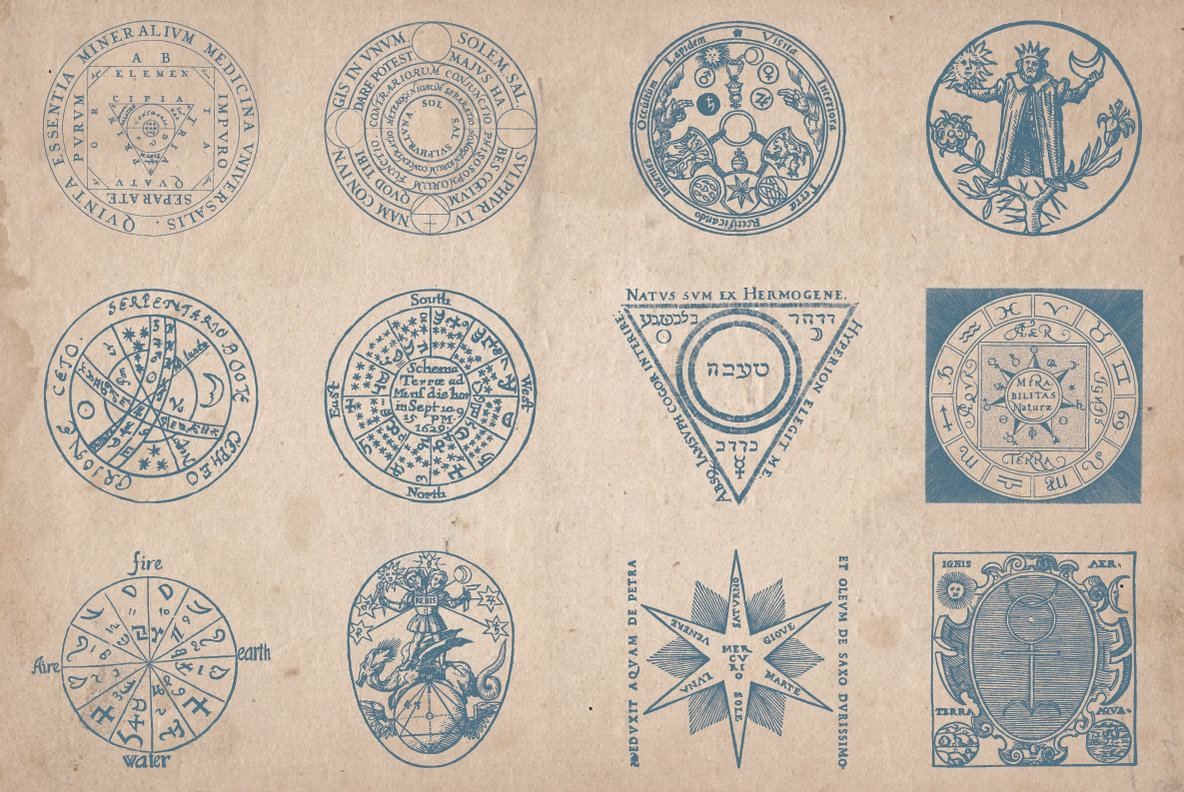Vintage Alchemy Illustrations Vintage Alchemy Illustrations