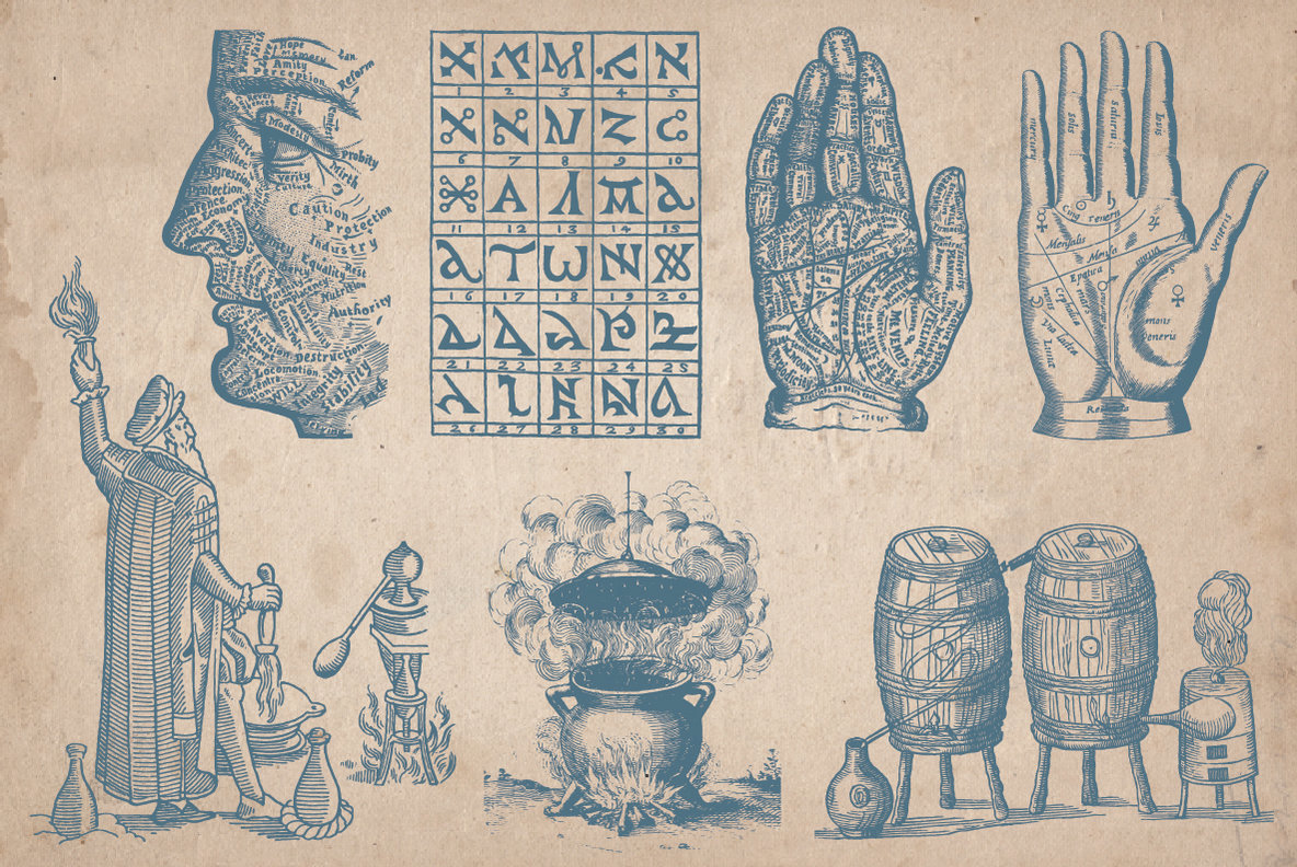 Vintage Alchemy Illustrations Vintage Alchemy Illustrations