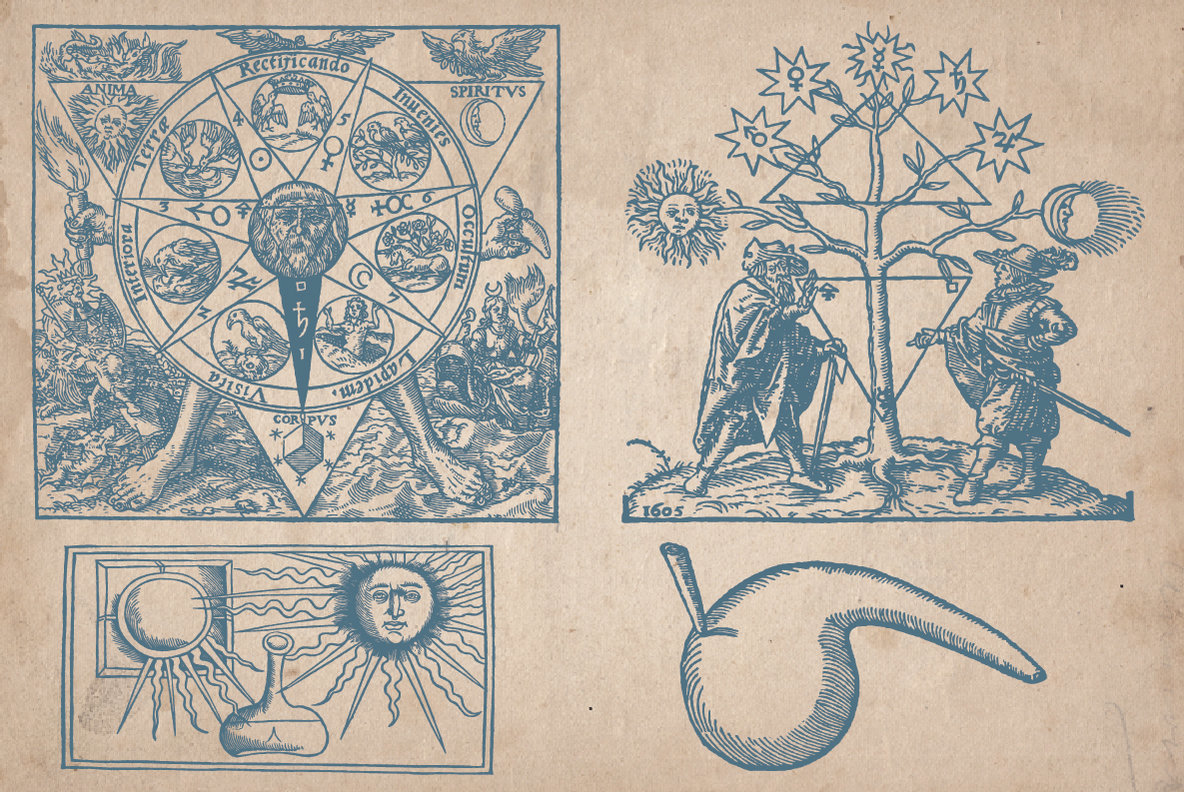 Vintage Alchemy Illustrations Vintage Alchemy Illustrations