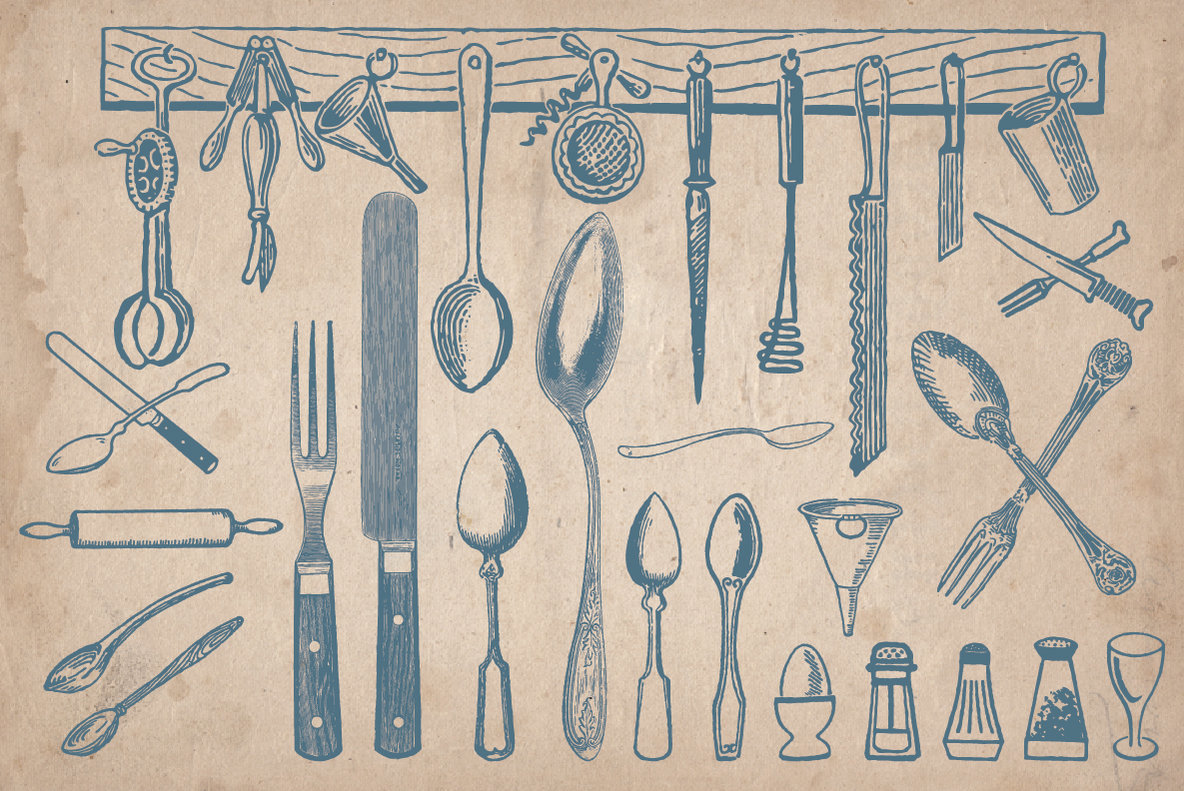 Vintage Kitchenware Elements 5