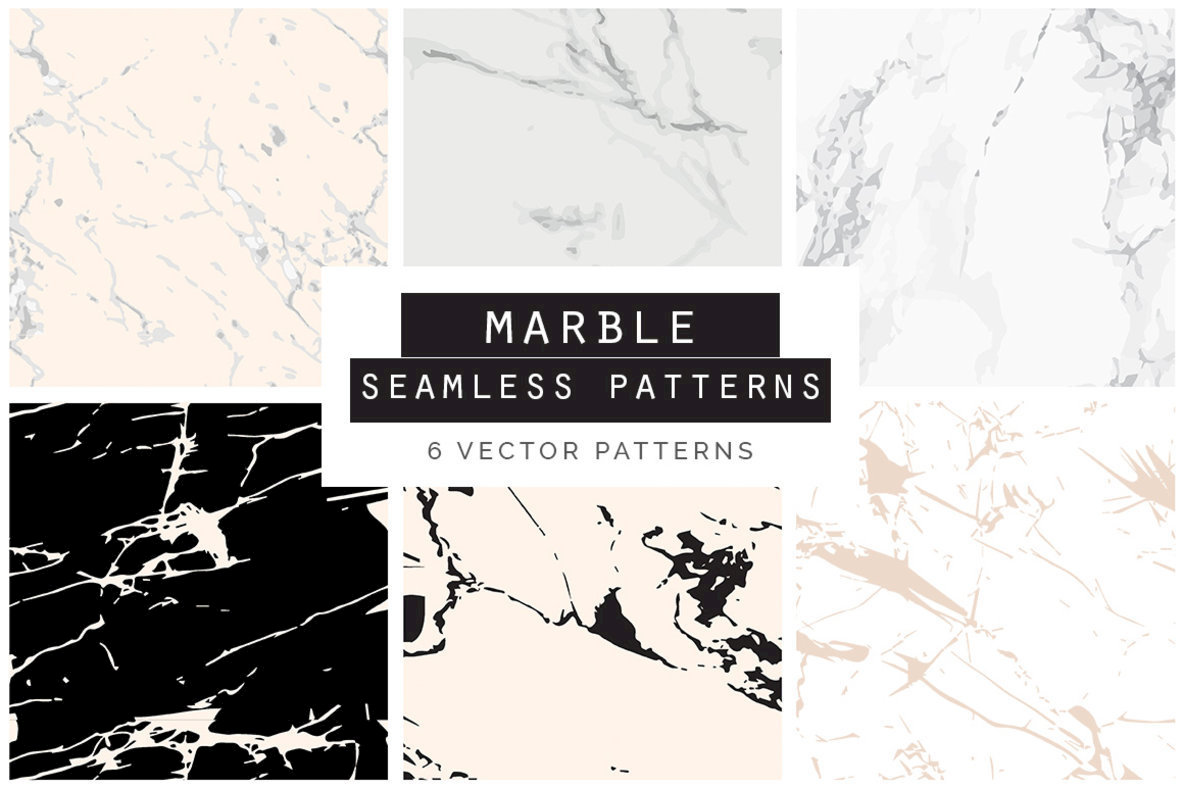 Marble Seamless Vector Patterns 1