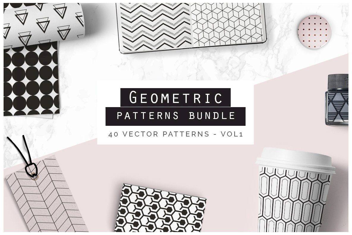 Geometric Patterns Bundle V1 Geometric Patterns Bundle V1