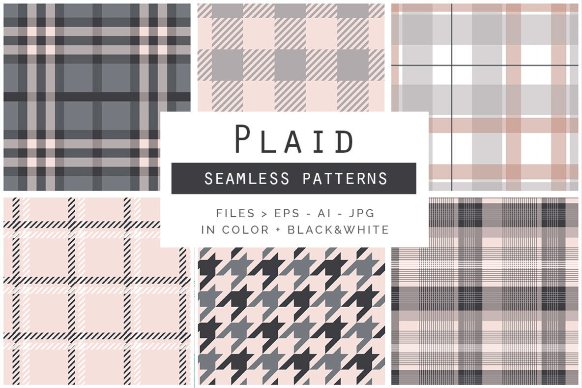 Plaid Seamless Patterns Plaid Seamless Patterns