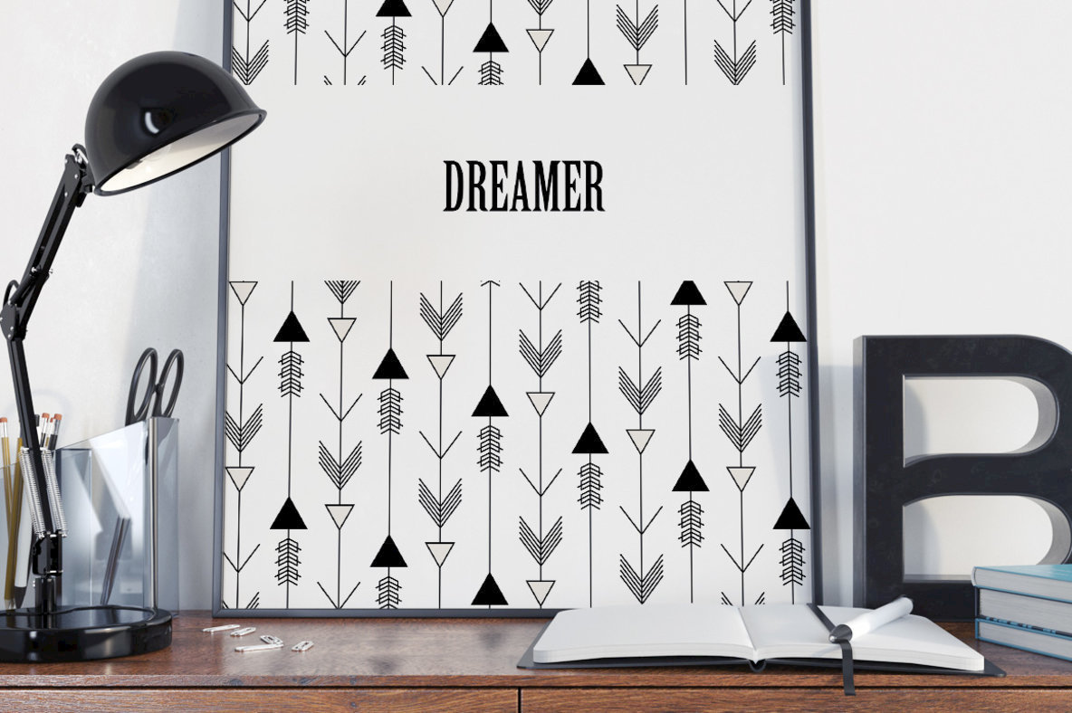 10 Seamless Hipster Patterns 3