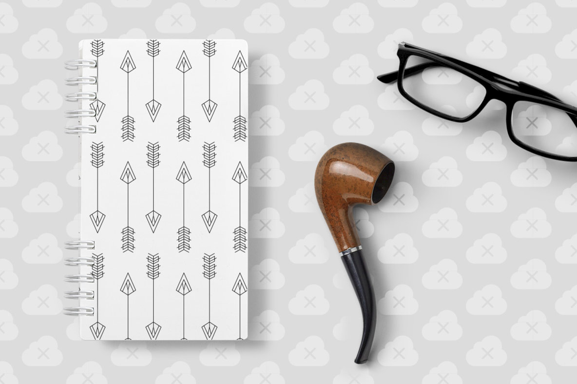 10 Seamless Hipster Patterns 4