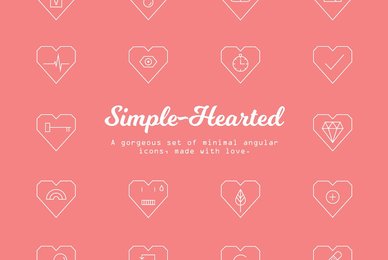50 Vector Heart Shaped Icons