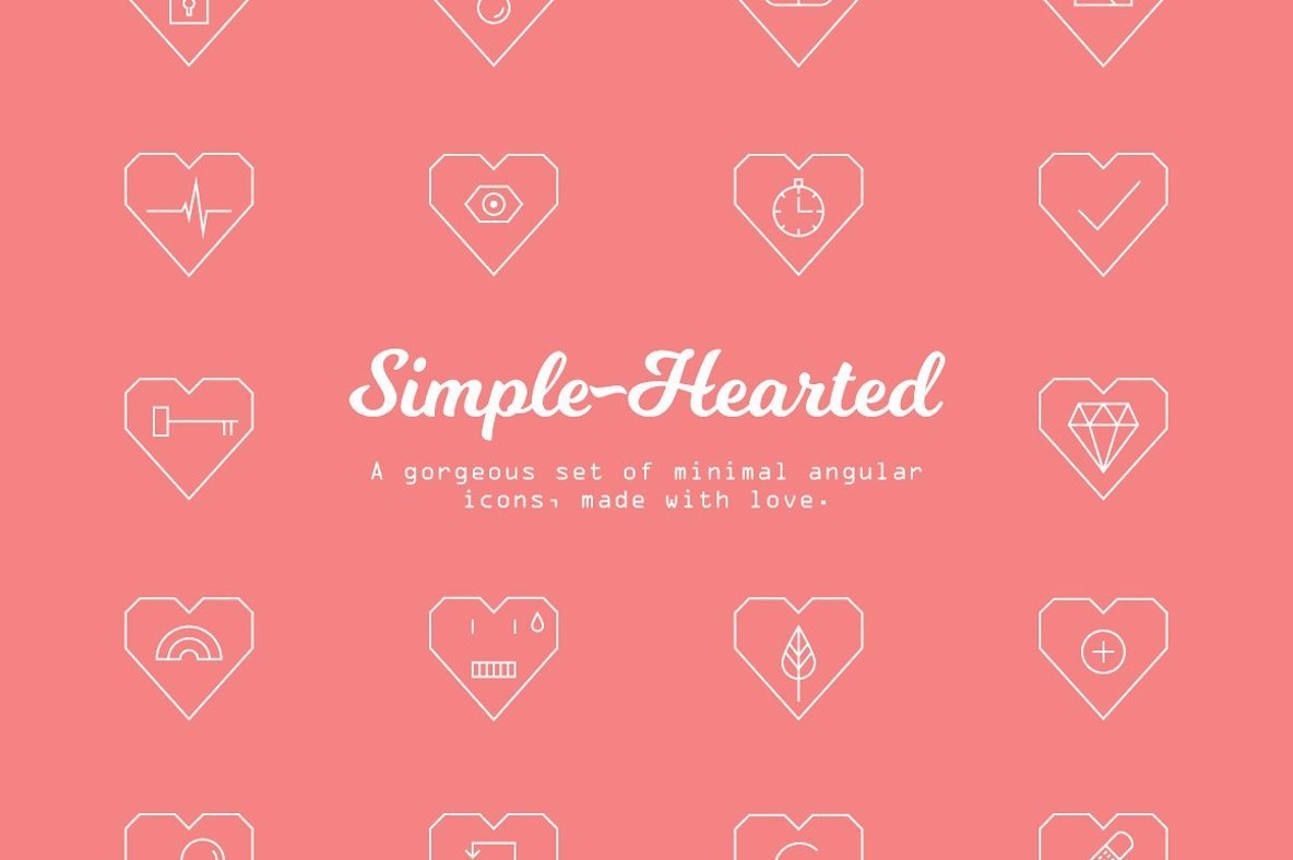 50 Vector Heart Shaped Icons 1