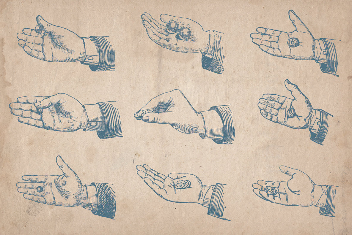 100 Vintage Hand Illustrations 100 Vintage Hand Illustrations