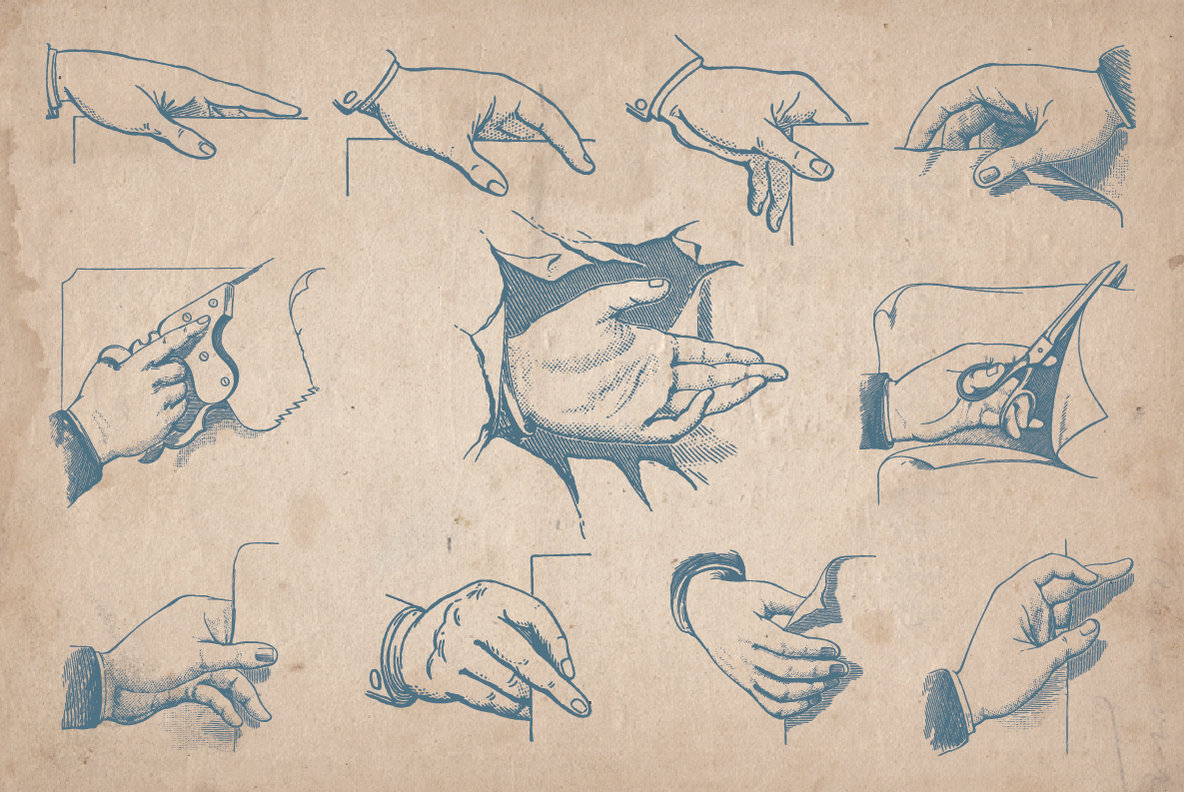 100 Vintage Hand Illustrations 100 Vintage Hand Illustrations