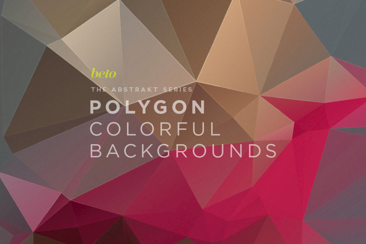 Polygon Abstract Backgrounds  03 4