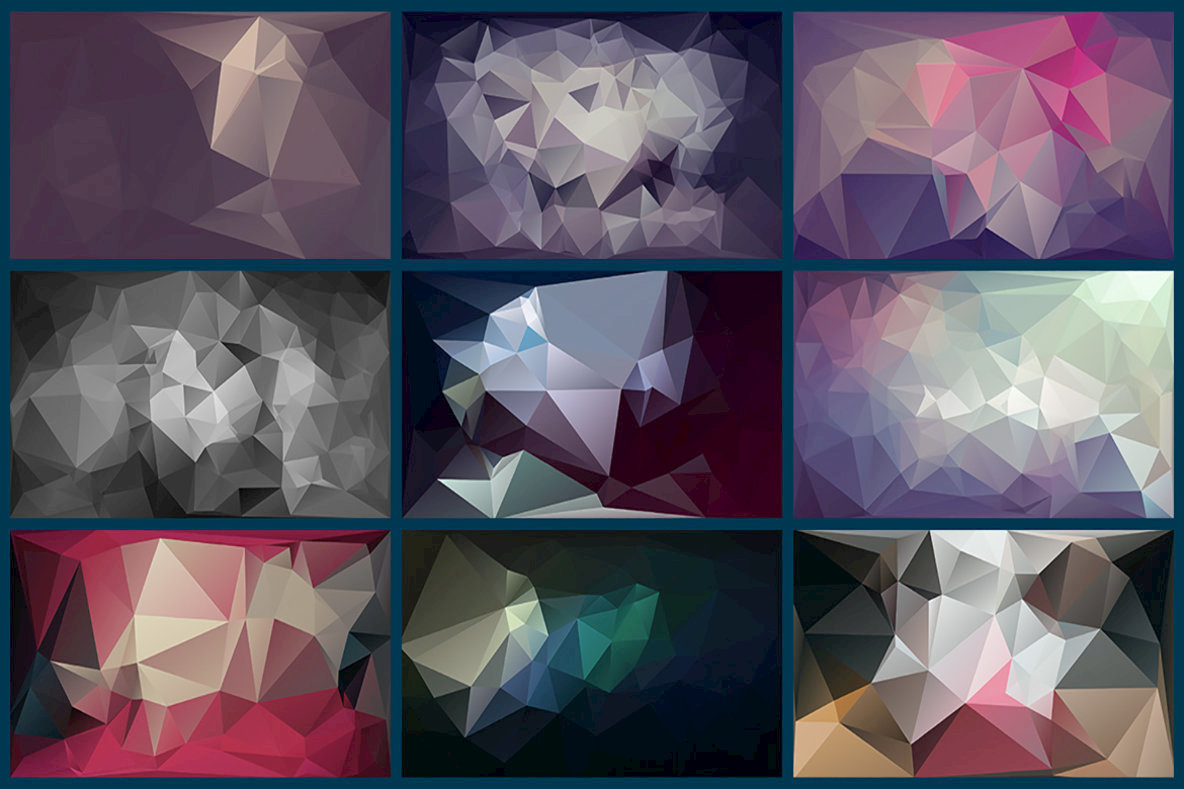 Polygon Abstract Backgrounds 06 3