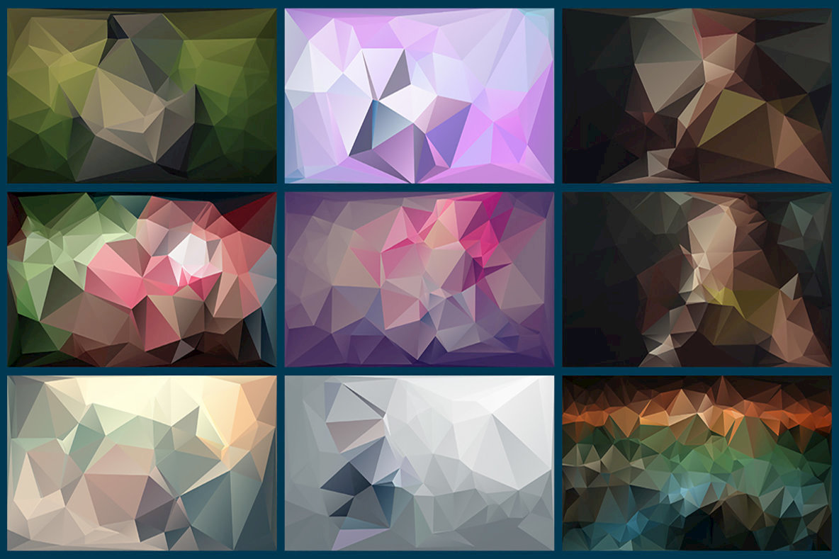 Polygon Abstract Backgrounds 15 3