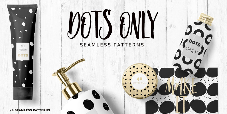 Dots   Spots Seamless Patterns