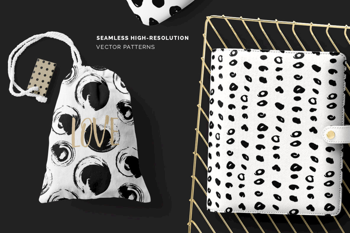 Dots Spots Seamless Patterns Dots Spots Seamless Patterns