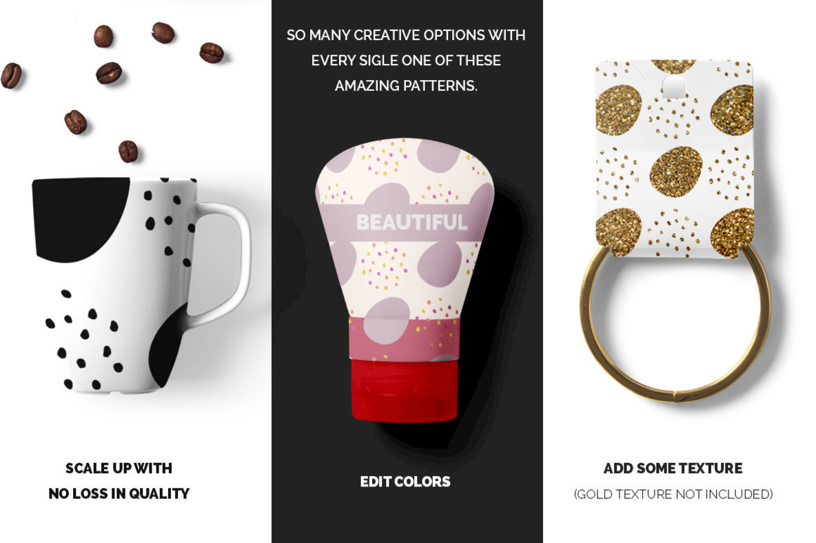 Dots Spots Seamless Patterns Dots Spots Seamless Patterns