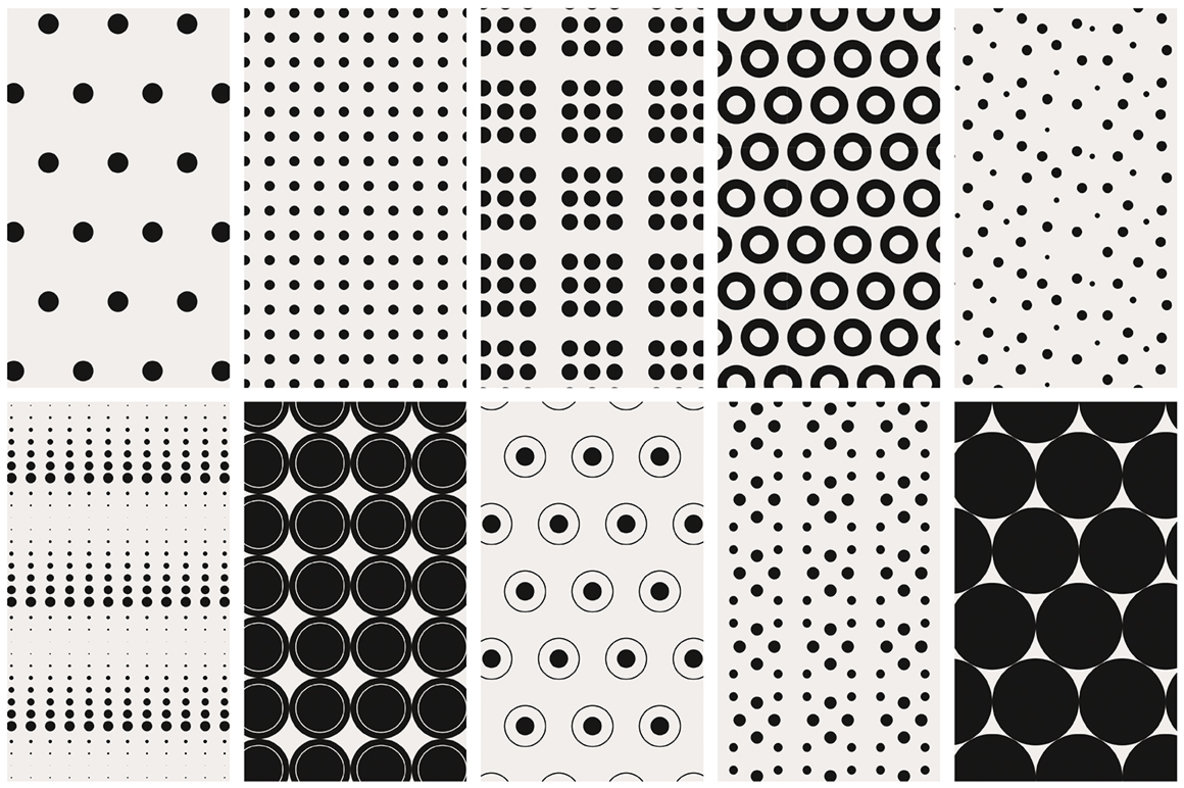 Dots Spots Seamless Patterns Dots Spots Seamless Patterns