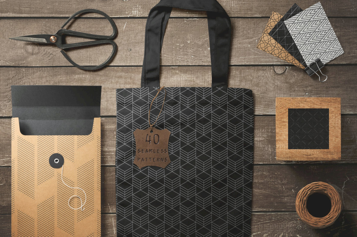 Simple Line Geometric Patterns 3