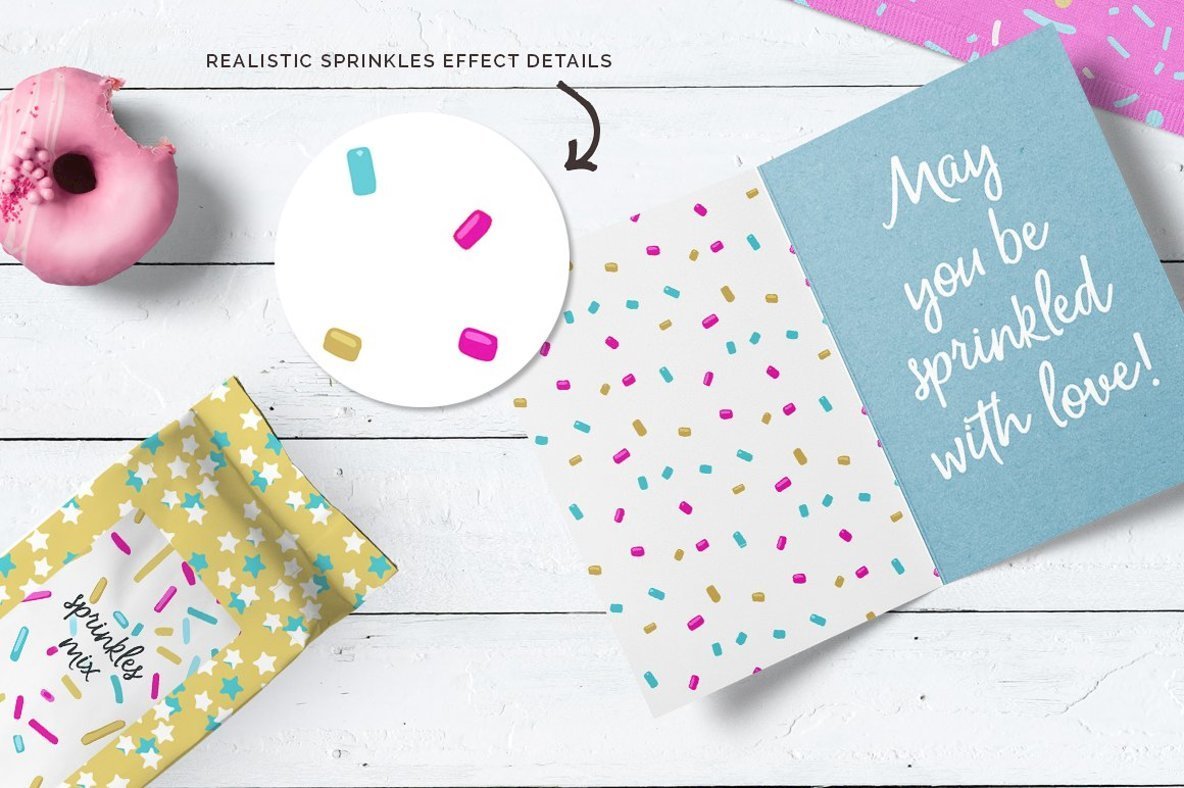 Sprinkles   Donuts Patterns 3