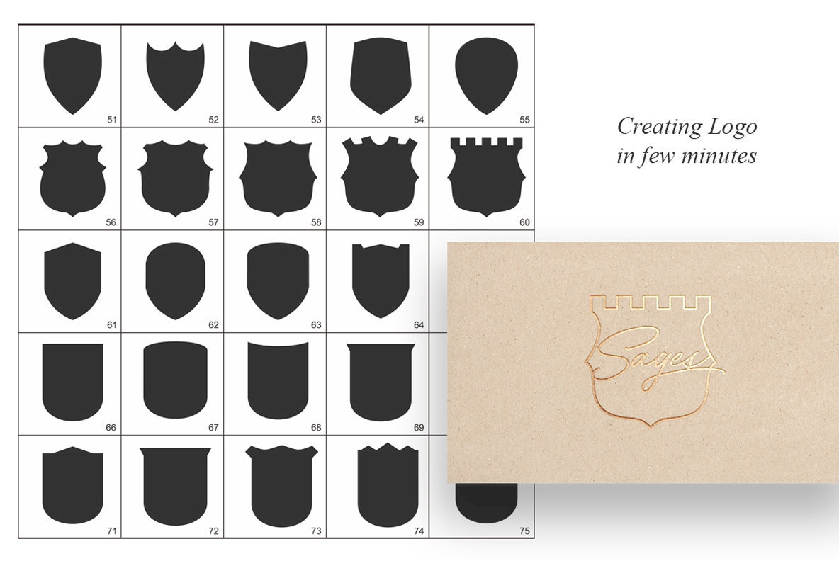 300 Logo Badge Shields 300 Logo Badge Shields