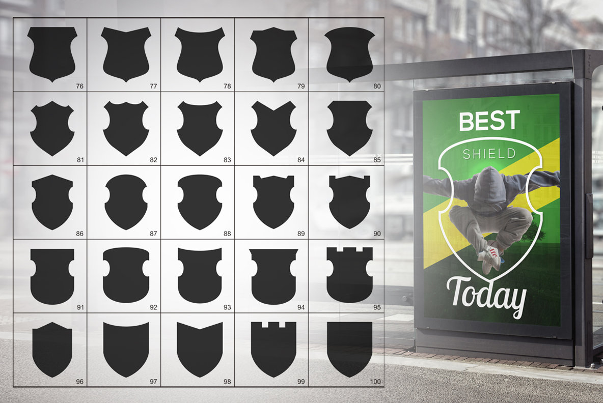 300 Logo Badge Shields 300 Logo Badge Shields