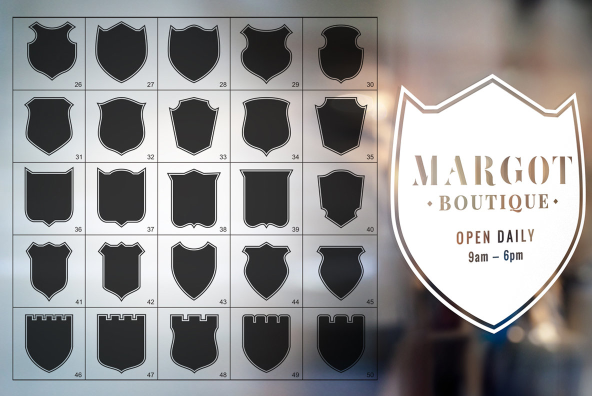 300 Logo Badge Shields 300 Logo Badge Shields