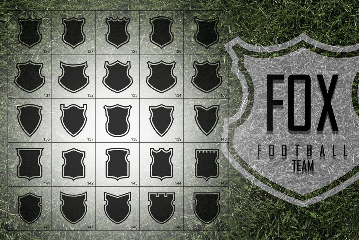 300 Logo Badge Shields 300 Logo Badge Shields