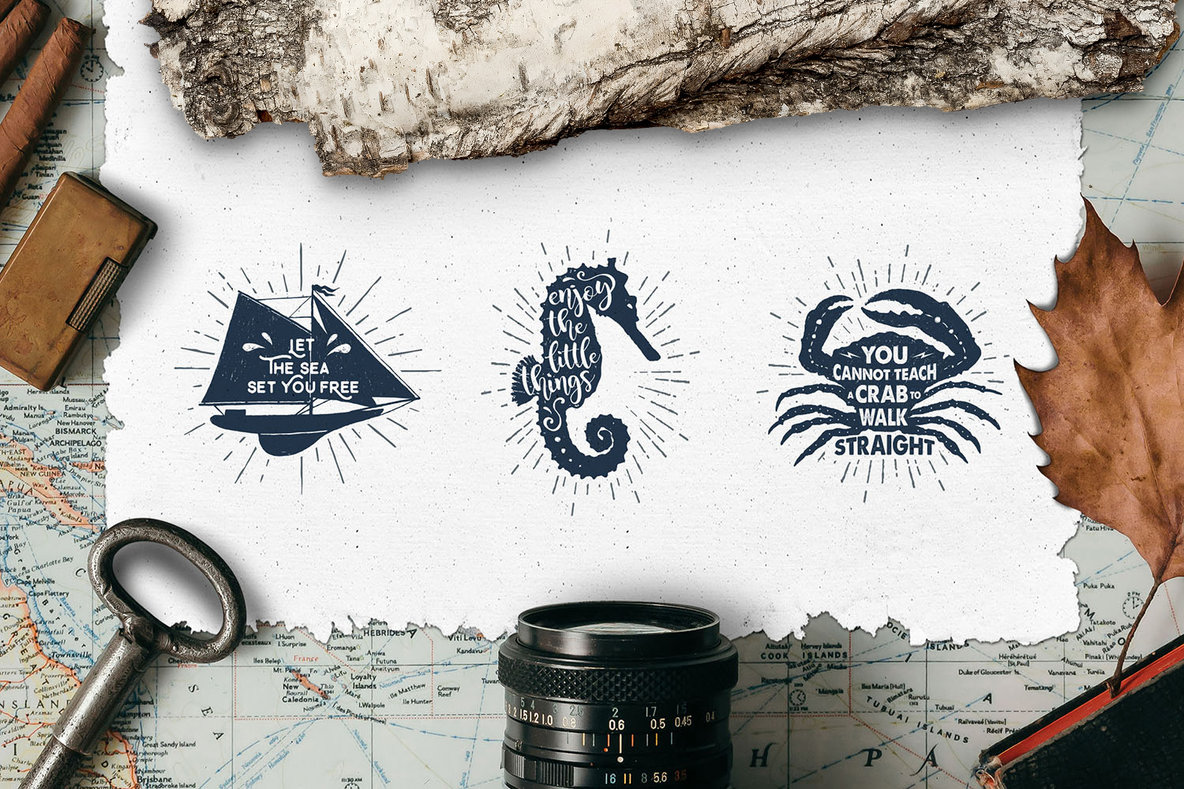 15 Old Sailor Badges V1 15 Old Sailor Badges V1