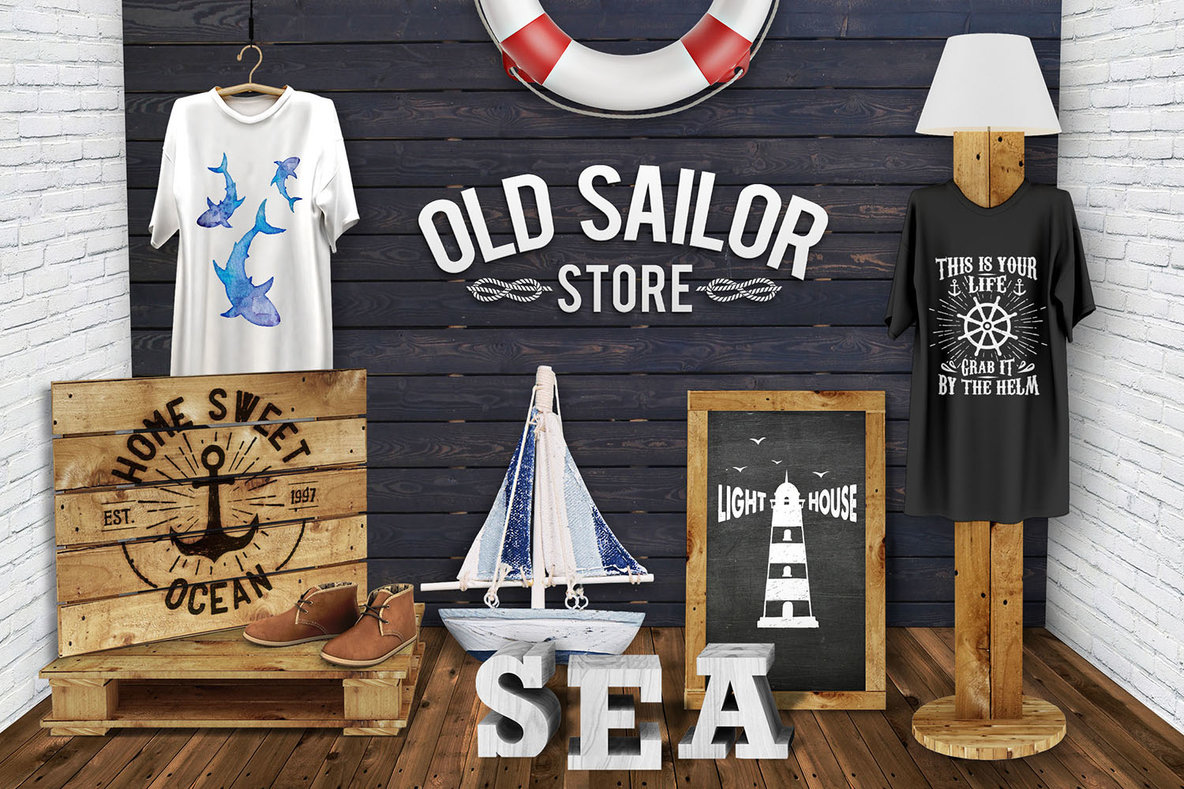 15 Old Sailor Badges   V2 7