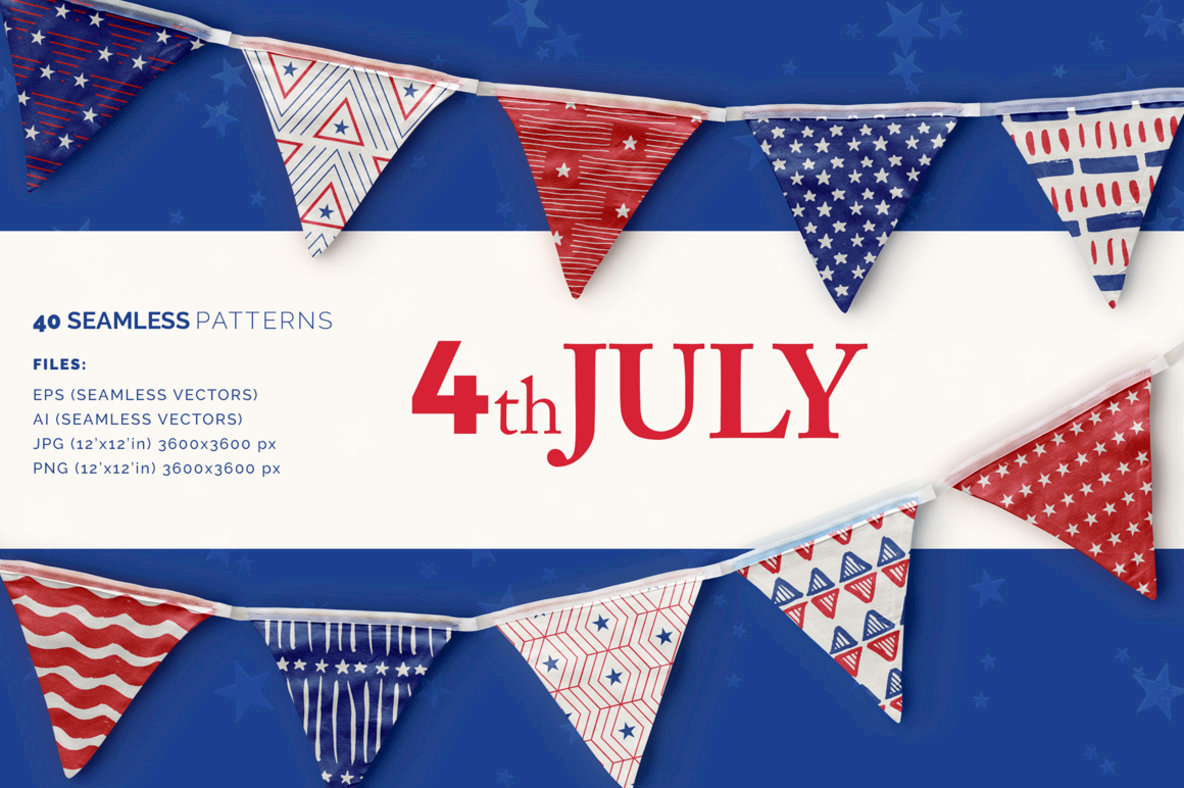 4th of July Patterns 1