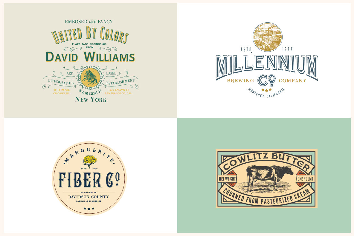 Vintage Logo Templates Vol 2 Vintage Logo Templates Vol 2