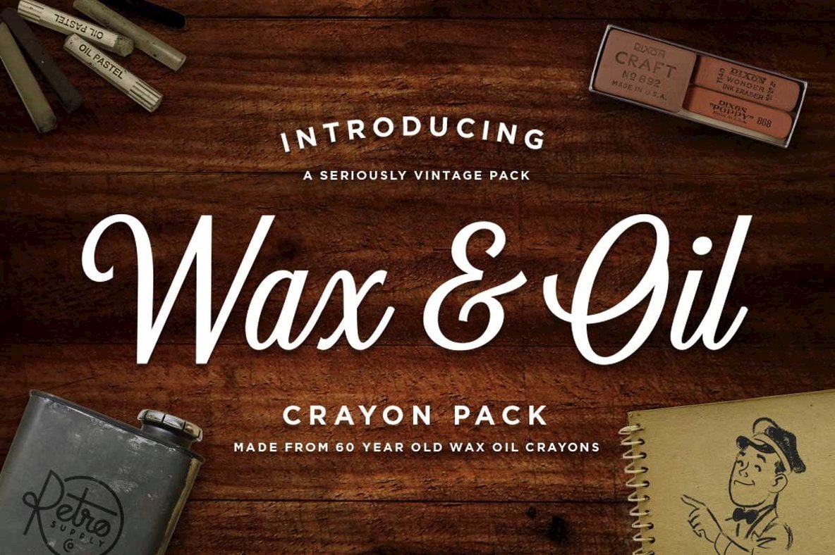Wax Oil Vector Brushes Wax Oil Vector Brushes