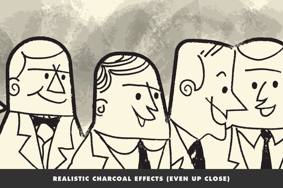 VectorSketch Charcoal Pencils for Illustrator VectorSketch Charcoal Pencils for Illustrator