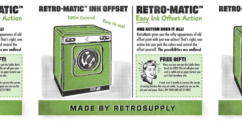 RetroMatic   Realistic Ink Offset