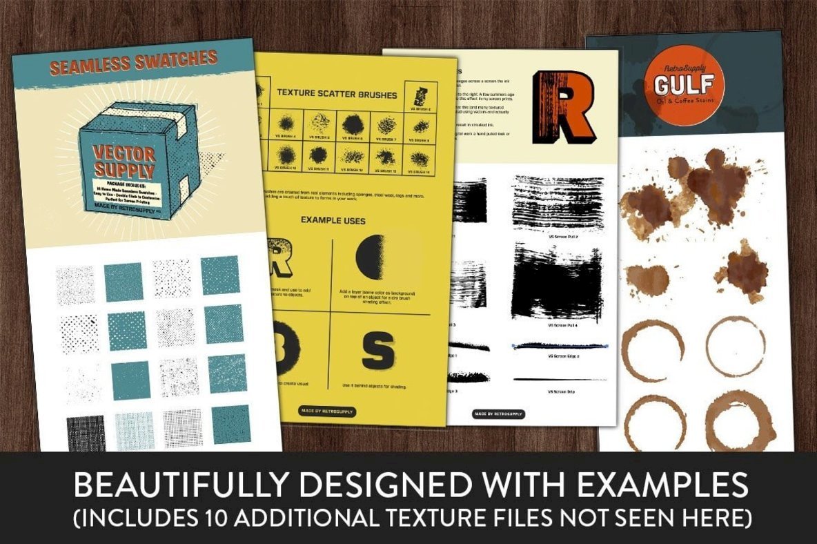 VectorSupply Premium Retro Vector Textures VectorSupply Premium Retro Vector Textures