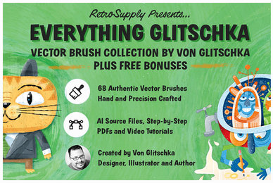 Everything Glitschka   Vector Brush Collection  Bonuses
