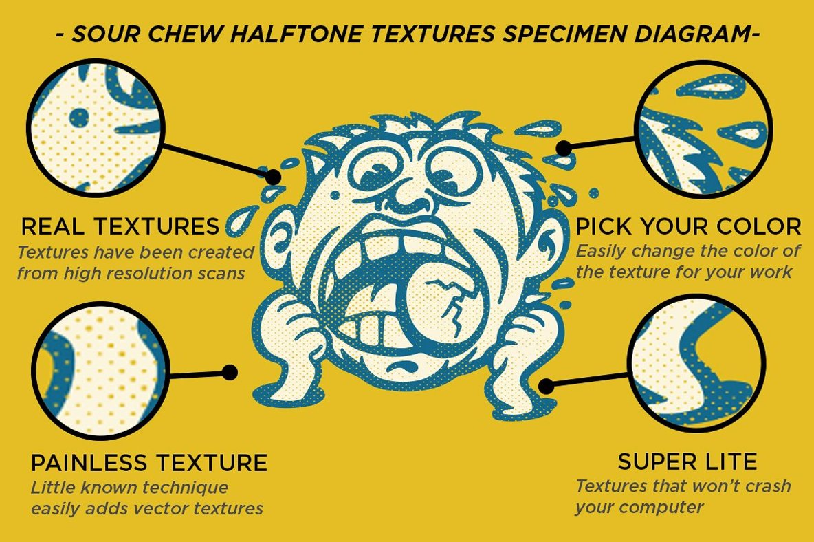 Diet Vector Textures Bundle 9