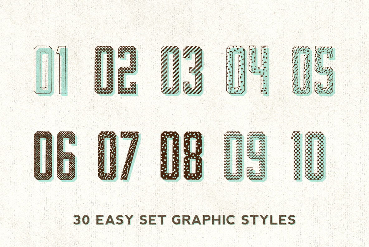 Misprint Graphic Styles for Illustrator Misprint Graphic Styles for Illustrator