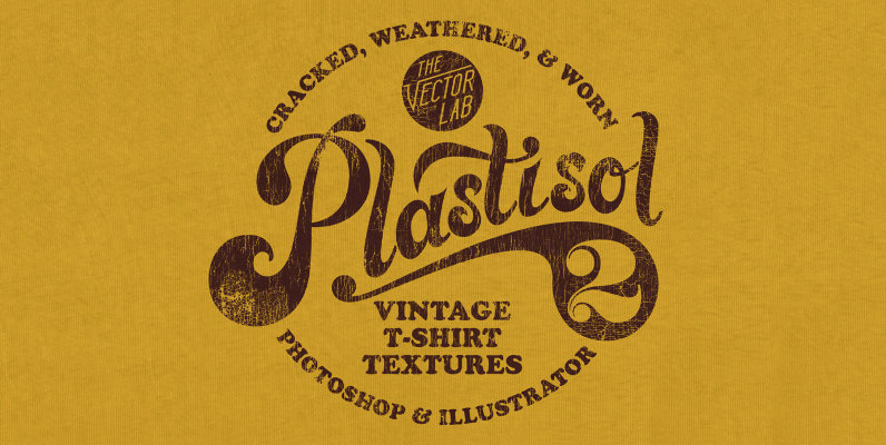 Plastisol 2  Vintage T Shirt Textures
