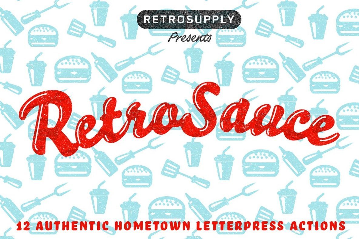 RetroSauce Letterpress Actions RetroSauce Letterpress Actions