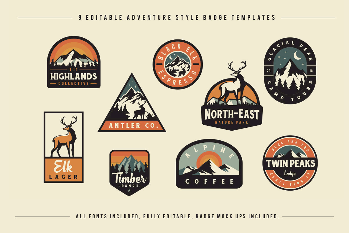 Adventure Badge Logos Adventure Badge Logos