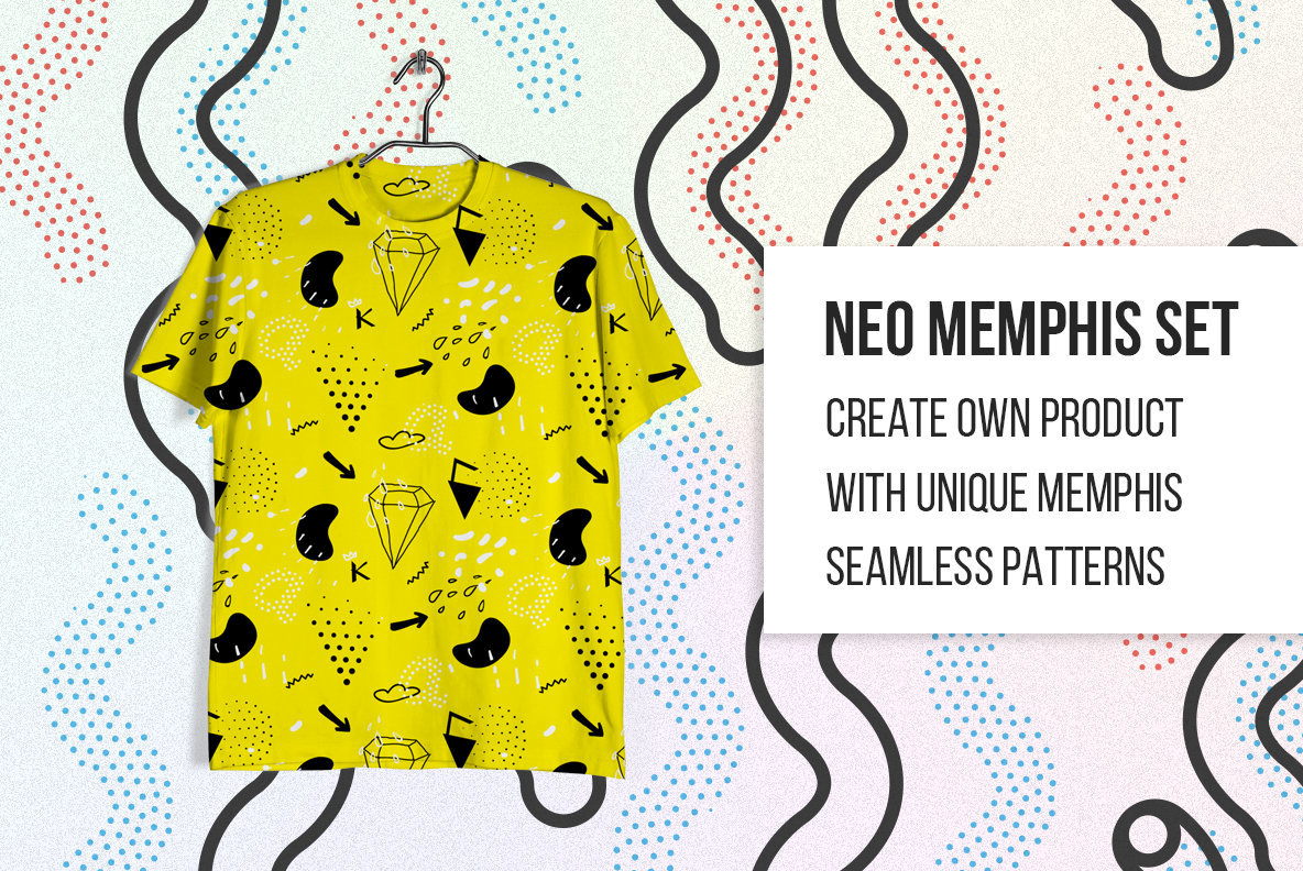50 Memphis Seamless Patterns 4