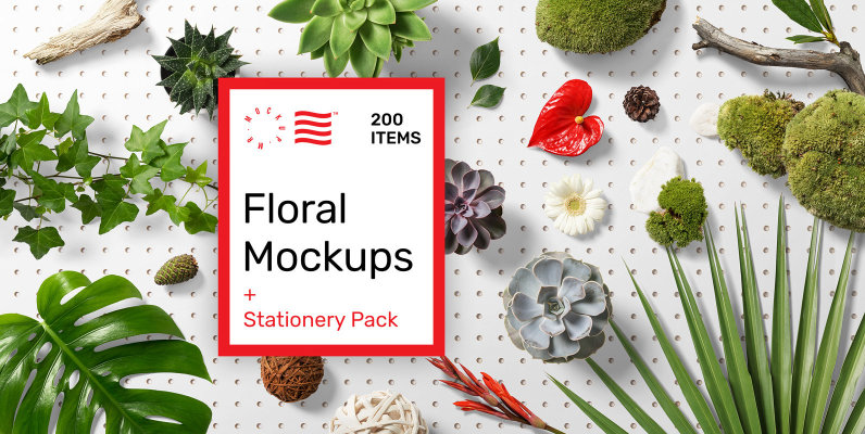 Floral Mockups and Stationery Pack