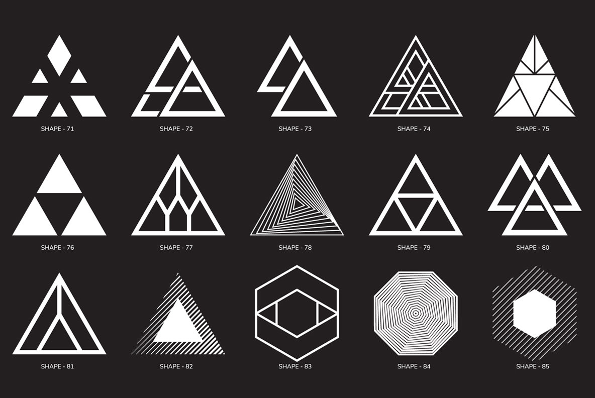 100 Geometric Shapes Part 2 Graphics YouWorkForThem 100 Geometric Shapes Part 2 Graphics YouWorkForThem