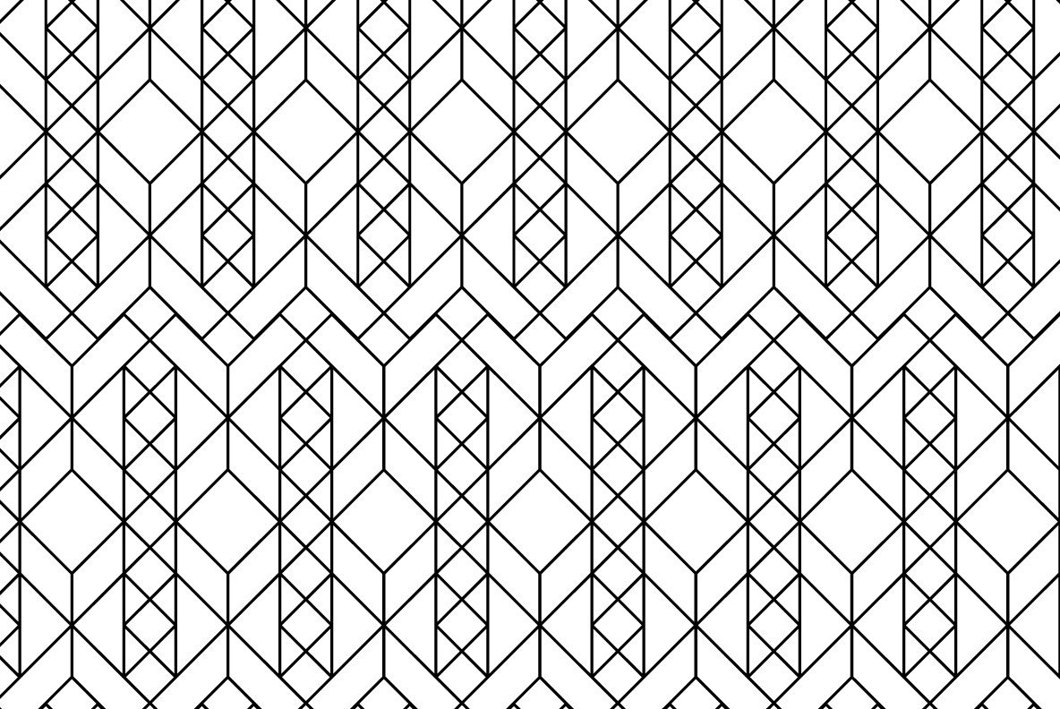 12 Linear Geometric Patterns Part 1 12 Linear Geometric Patterns Part 1