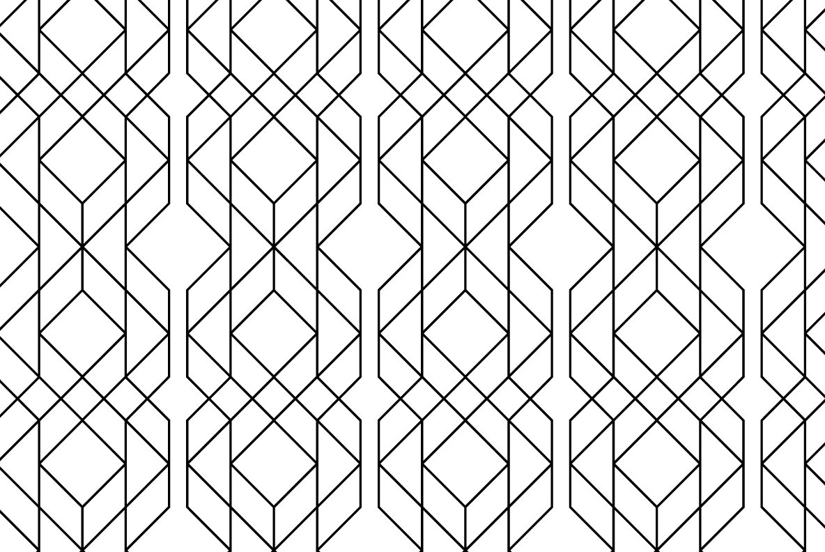 12 Linear Geometric Patterns Part 1 12 Linear Geometric Patterns Part 1